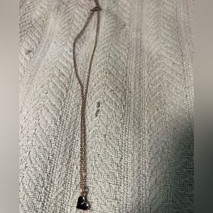 Black Heart Necklace